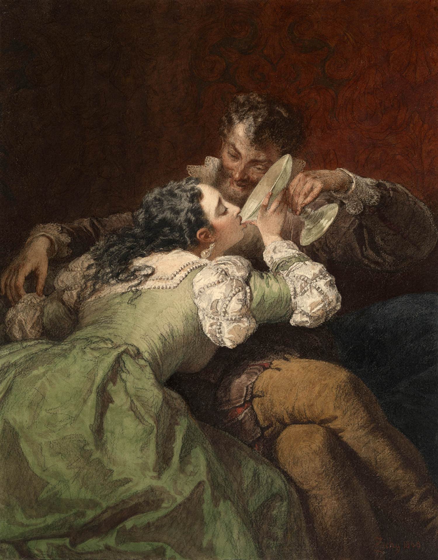 The Philtre by Mikhail Zichy